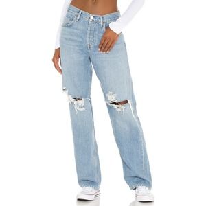 GRLFRND THE BELLA LOW RISE BOYFRIEND JEAN